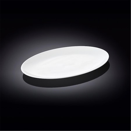 Wilmax 992022 12 in. Oval Platter, White, 24PK WL-992022 / A